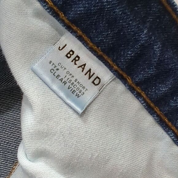 J Brand Shorts Womens 28 Blue The Cut Off Short Clear View 3" Inseam - Picture 5 of 10